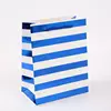 Stripe Gift Bag Blue